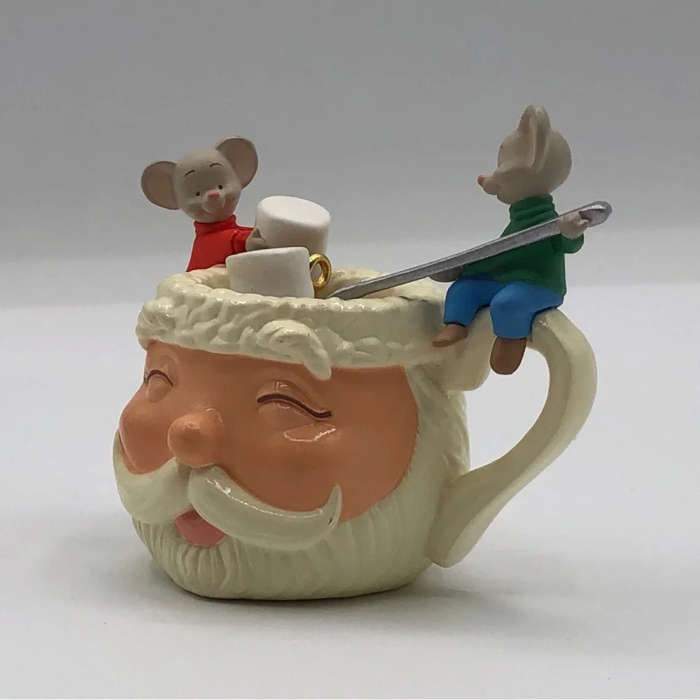 Hallmark Keepsake Ornament Dated 2001 A Cup Of‎ Friendship Vintage Handcrafted